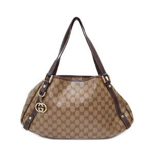 GUCCI GG Crystal Abbey Shoulder Tote Bag